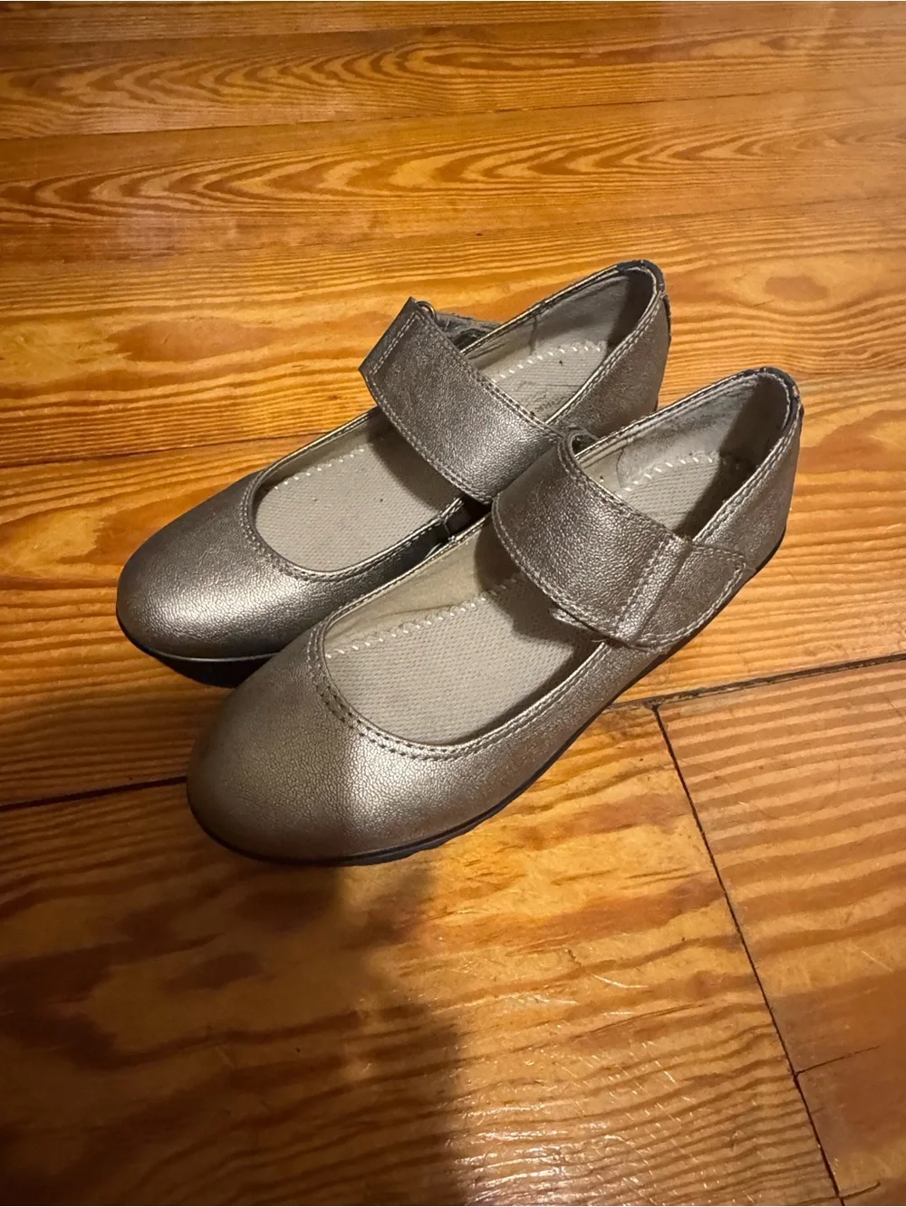 Metallic St John’s Bay Mary Jane Wedge Shoes - Women